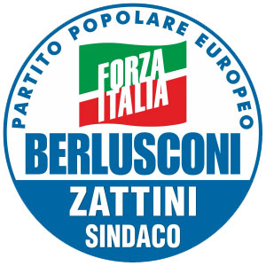 Simbolo Forza Italia per Zattini Sindaco